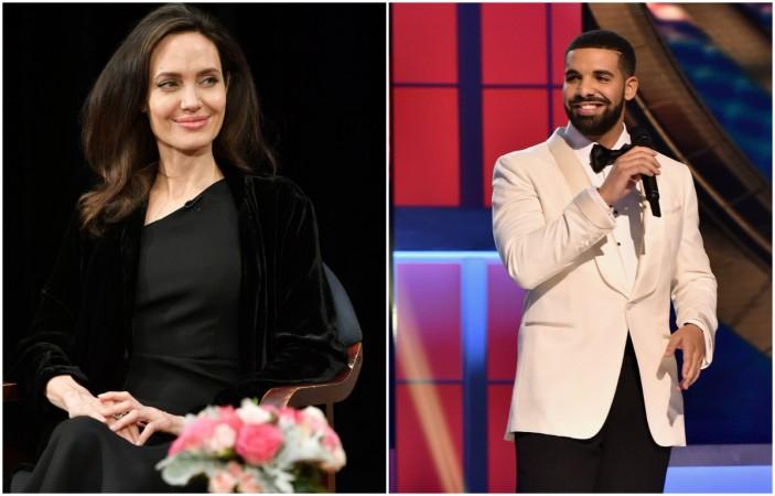 Angelina Jolie (L), Drake Angelina Jolie, Drake