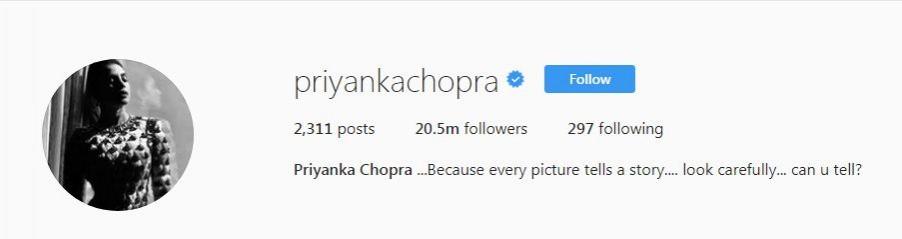 Priyanka Chopra Instagram followers Priyanka Chopra Instagram followers