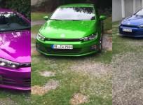Colour changing car