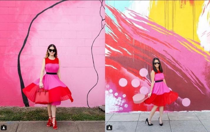 Jennifer Lake (L) and Rosie Clayton Instagram Fashion
