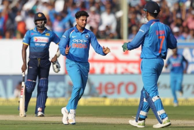 Kuldeep starred with the ball for India by picking up three wickets Kuldeep Yadav