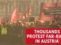 Thousands protest inauguration of Austrias new cabinet with far-right party