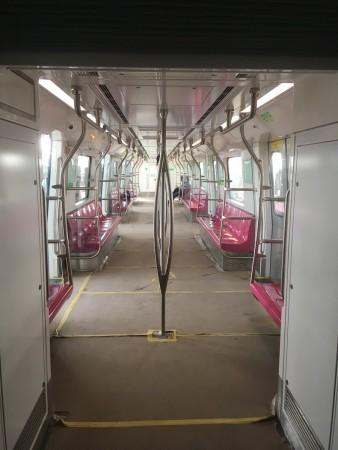Delhi metro coach. delhi metro