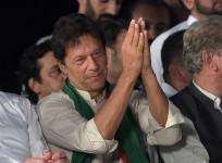 Pakistani cricketer-turned-politician Imran Khan