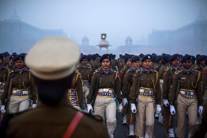 Indian women police officers