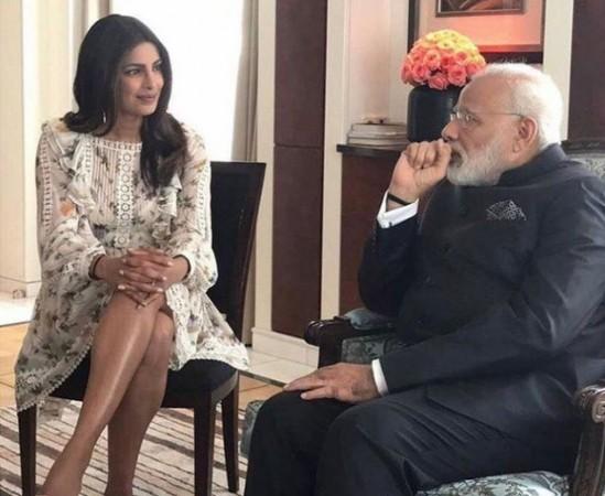 Priyanka Chopra met PM Narendra Modi: Actress trolled for wearing short dress and showing her legs Priyanka Chopra met PM Narendra Modi