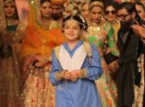 Pakistani designer Ali Xeeshan portrayed a powerful message against child marriage on the HUM Bridal Couture Week
