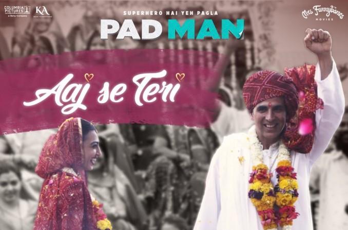 Akshay Kumar and Radhika Apte in Padman's first song, Aaj Se Teri Akshay Kumar and Radhika Apte in Padman's first song, Aaj Se Teri