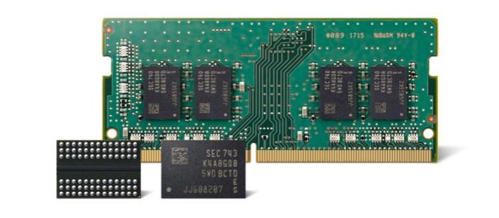 Samsung DRAM Chip