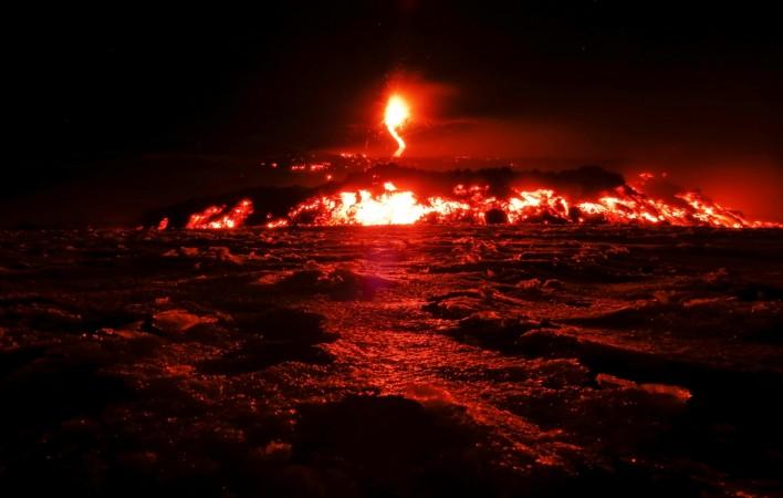 Italy's Mount Etna, Europe's tallest and most active volcano, spews lava as it erupts on the southern island of Sicily, Italy February 28, 2017. Picture taken February 28, 2017. 2017 in photos