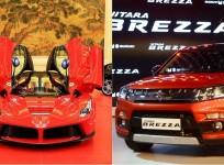Ferrari and Maruti Suzuki