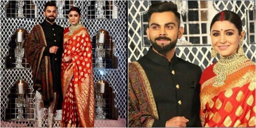 virat kohli wedding dress designer Virat Kohli and Anushka Sharma Wore Sabyasachi. See What He Did With Tuscan Flowers