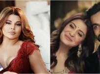 Rakhi Sawant (left) Virat and Anushka (right)