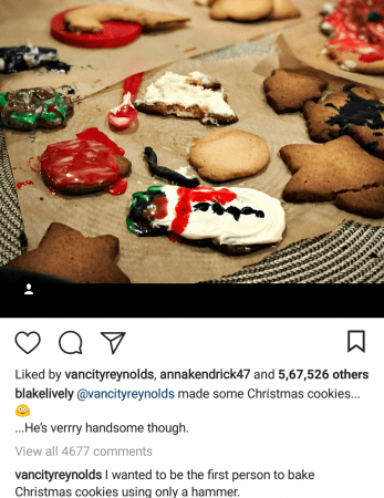 Ryan Reynolds Blake Lively Christmas