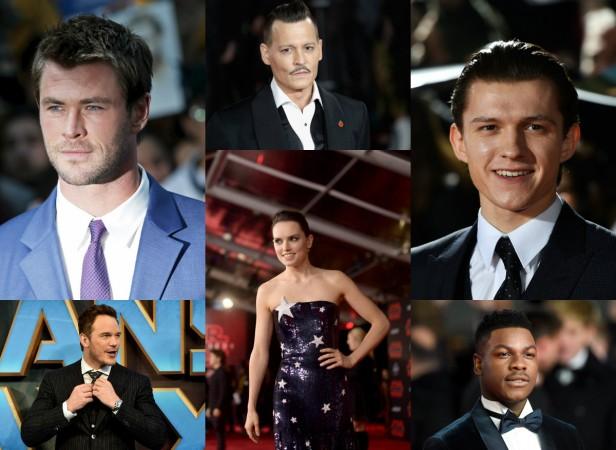 Highest grossing actors 2017, Chris Hemsworth, Tom Holland, Star Wars: The Last Jedi