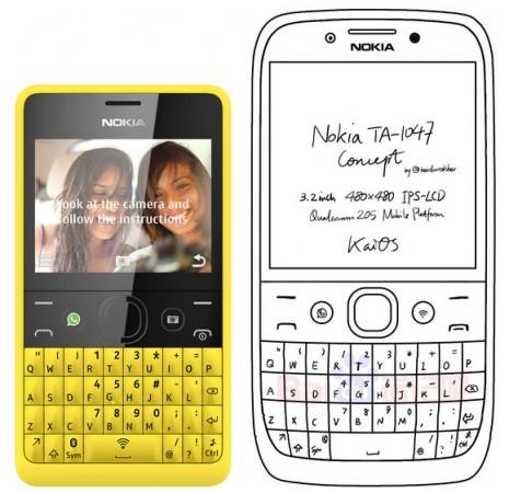 The Nokia QWERTY phone TA-1047 concept sketch by NokiaPowerUser (Picture for representation only) Nokia QWERTY Phone