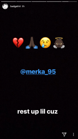 Rihanna's memorial post for deceased cousin Tavon. rihanna