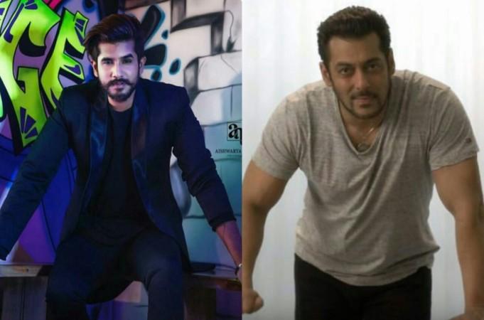 Suyyash Rai and Salman Khan Suyyash Rai and Salman Khan