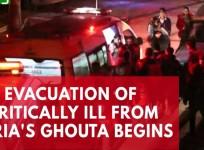 Evacuation of critically ill from Syrias Ghouta begins