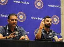 Ravi Shastri and Virat Kohli