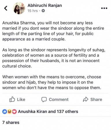 Anushka sindoor