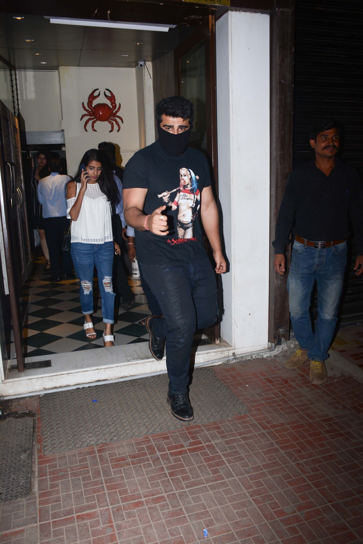 Arjun Kapoor attends sister Anshula's birthday party