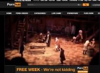 Tony Award-winning play Hamilton on Pornhub