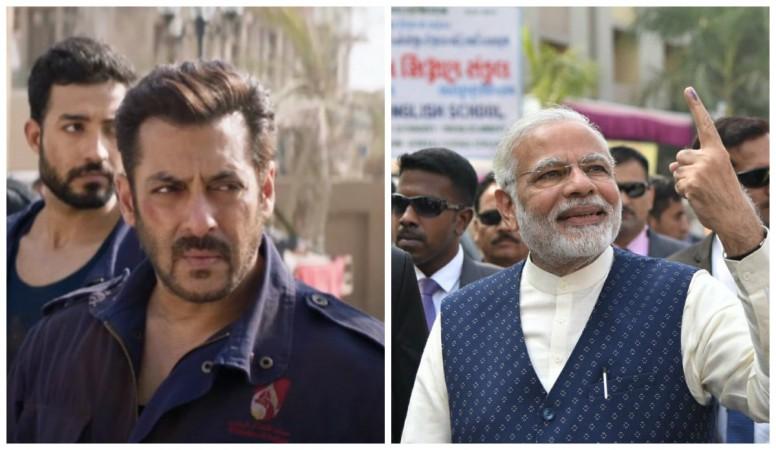 Salman Khan in Tiger Zinda Hai and Narendra Modi