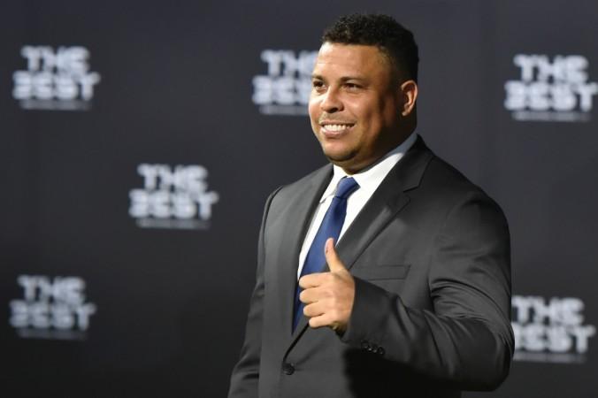 Former Brazilian football player Ronaldo poses as he arrives for The Best FIFA Football Awards ceremony, on January 9, 2017 in Zurich ronaldo brazil