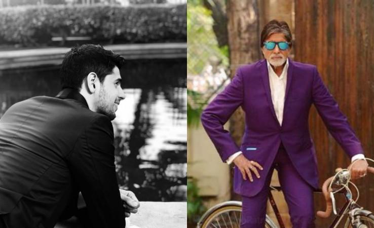 Sidharth Malhotra, Amitabh Bachchan Sidharth Malhotra, Amitabh Bachchan