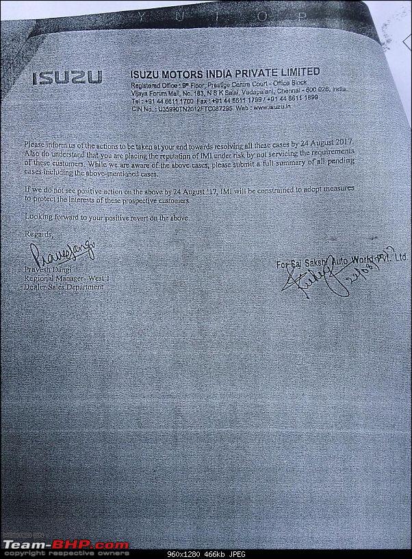 Isuzu's reply Isuzu's reply