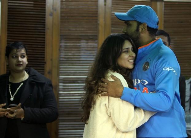 Rohit Sharma and Ritika Sajdeh. Rohit Sharma, Ritika Sajdeh