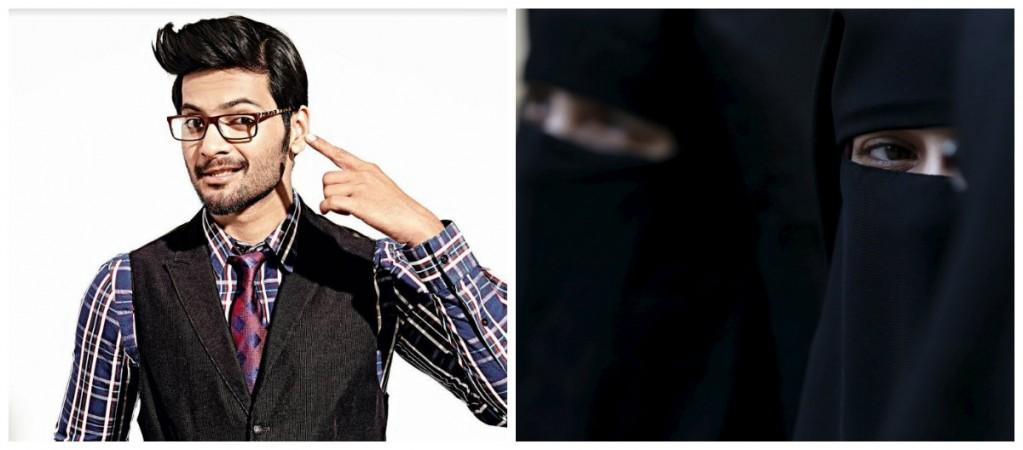 Ali Fazal (left) Muslim women (representational image) (right) Ali Fazal (left) Muslim women (representational image) (right)