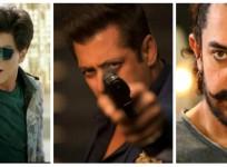 Shah Rukh Khan in Zero, Salman Khan in Race 3 and Aamir Khan in Thugs of Hindostan