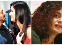 Salman Khan and Katrina Kaif (left), Kangana Ranaut (right)