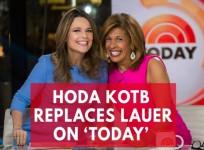 Hoda Kotb replaces Lauer on Today following sexual harassment claims