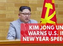 Kim Jong-un warns US in New Years Day speech, says he has nuclear button on his desk