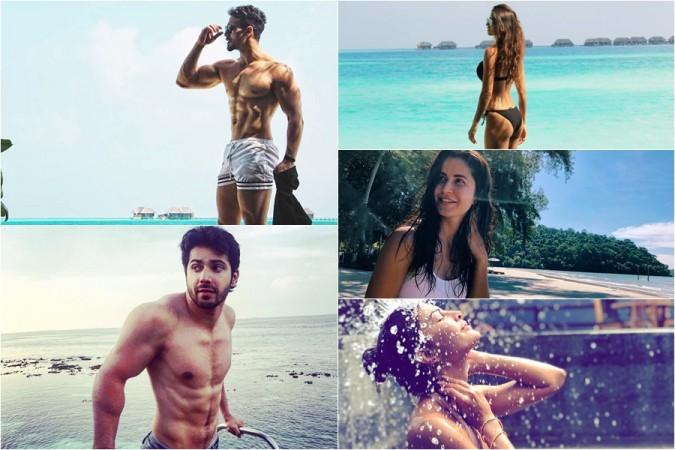 Katrina, Disha, Jacqueline, Tiger, Varun