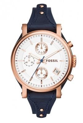 Fossil Original Boyfriend Analog Silver Dial Watch for Women