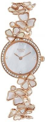 Titan Raga Analog Mother of Pearl Dial Women's Watch