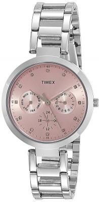Timex E-Class Analog Pink Dial Watch