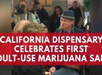 California dispensary celebrates first adult-wse marijuana sale