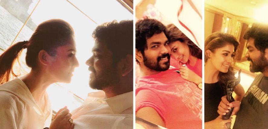 Nayanthara with Vignesh Shivan. Nayanthara with Vignesh Shivan