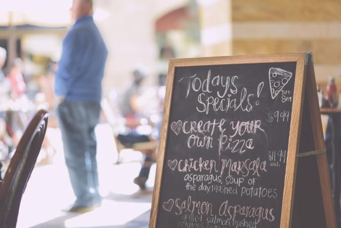 Representational image. menu