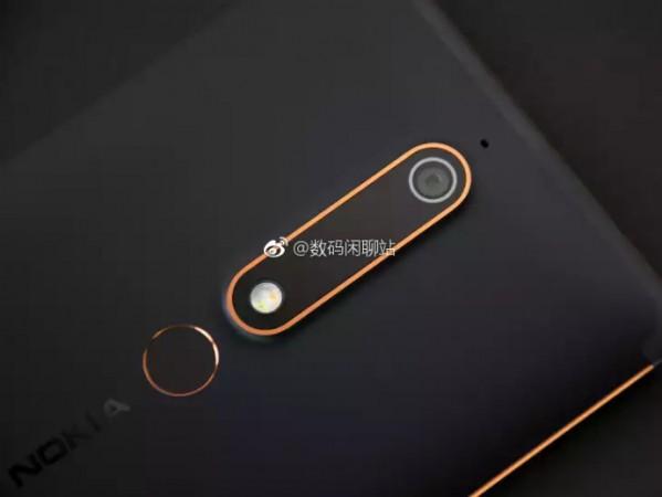 The Nokia 6 (2018) will have a rose gold accent along the camera module and the rear-mounted finferprint scanner. Nokia 6 2018