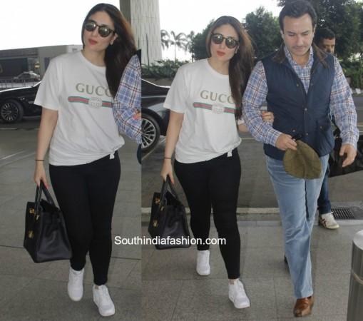 Kareena Kapoor in western wear at the Airprot Kareena Kapoor Khan