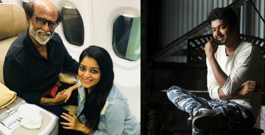 Rajinikanth has landed in Malaysia to attend Natchathira Vizha, while Vijay's going to miss the event. Rajinikanth leaves Chennai, Vijay to skip Natchathira Vizha