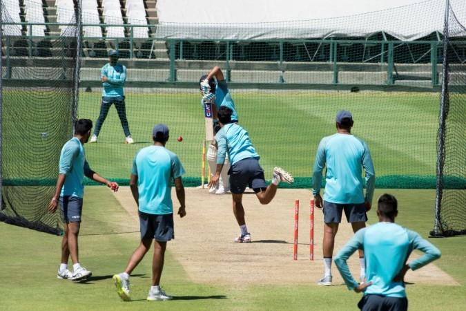 Indian cricket team training in Cape Town ahead of the first Test Indian cricket team