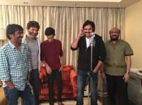 Pawan Kalyan with Agnyaathavaasi team