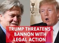 Trump Bannon row: President says ex-ally changed his tune pretty quick